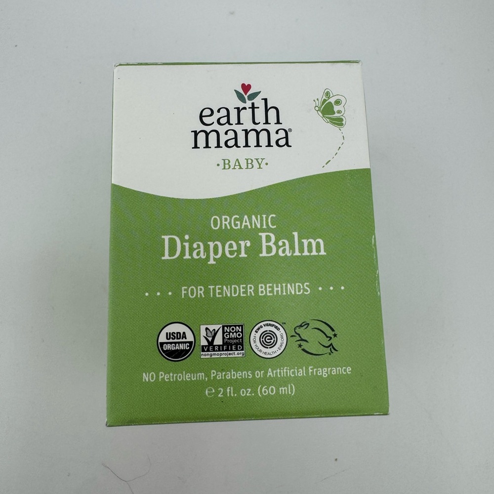 Earth Mama Baby Organic Diaper Balm 2Fl ou NIB